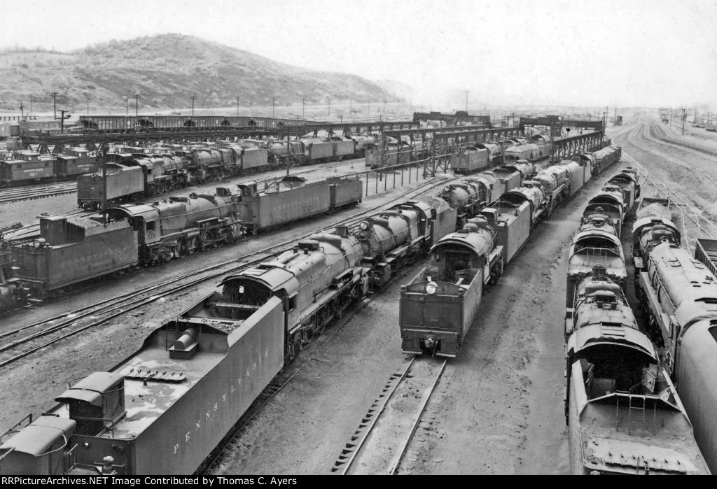 PRR Locomotive Ready Tracks, c. 1953